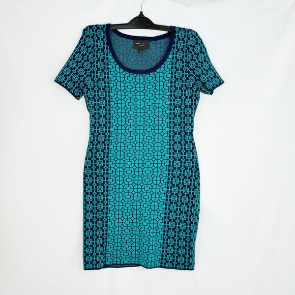 Romeo Juliet Couture Bodycon Dress Womens Size M Short Sleeve Fitted Knit - Picture 7 of 16